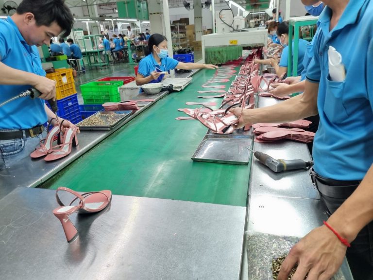 Women’s footwear production line