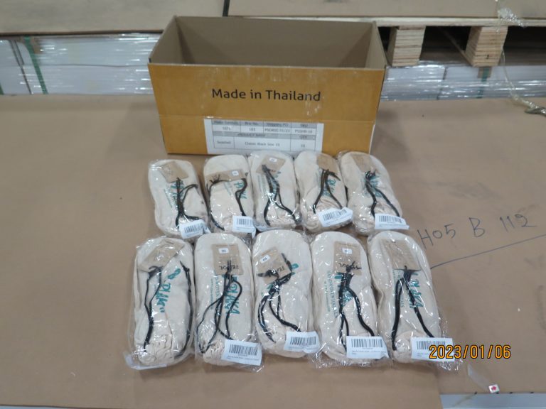 Plaka Sandal inspection in Thailand
