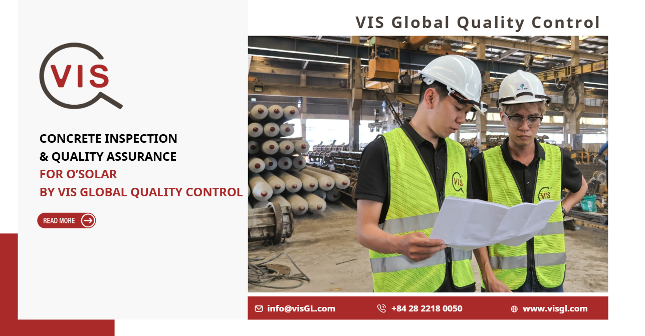 Concrete Inspection for O’Solar Projects – Quality Assurance by VIS Global Quality Control